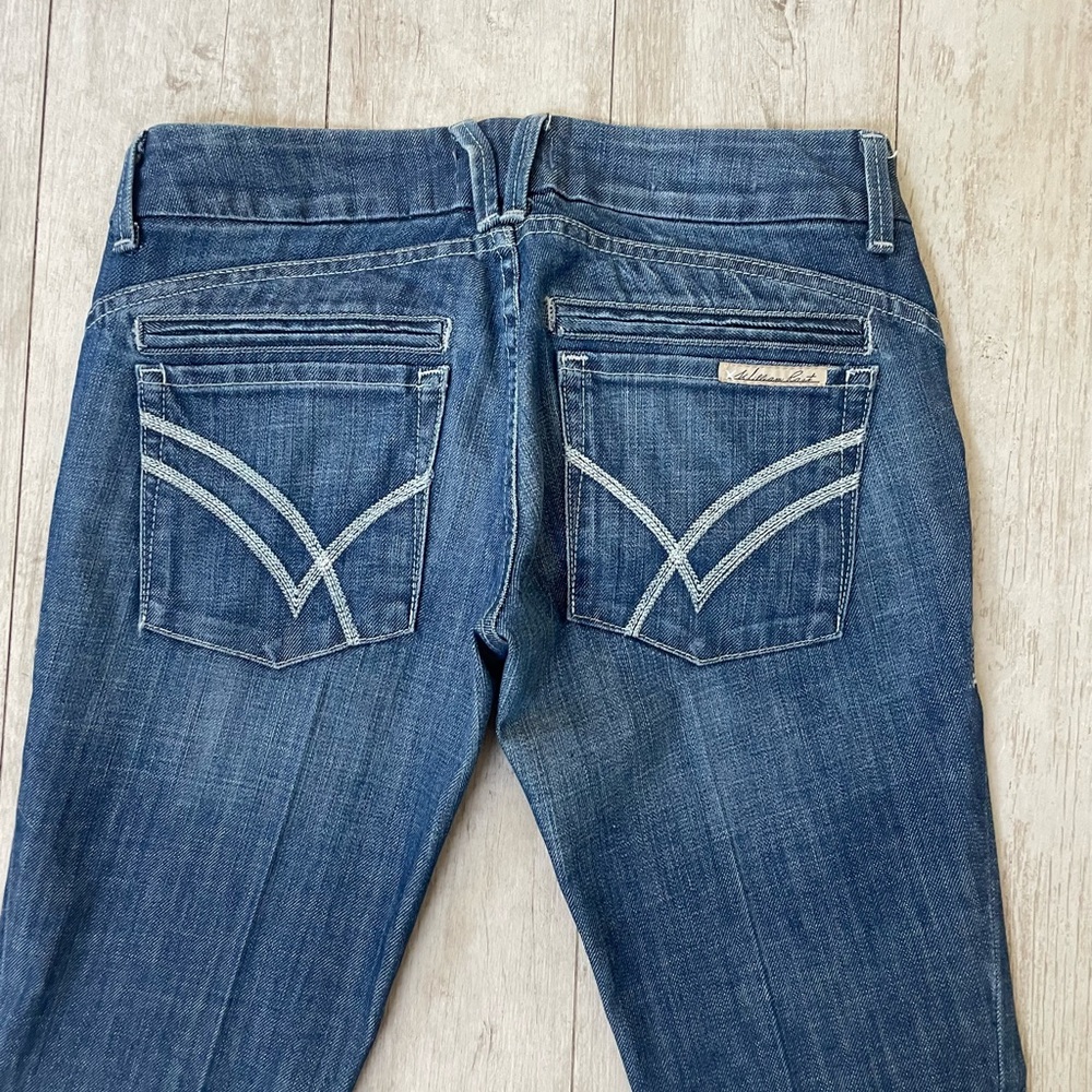 William Rast Savoy Blue Boot Cut Leg Jeans - Y2K Vintage Size 27 - Picture 6 of 6